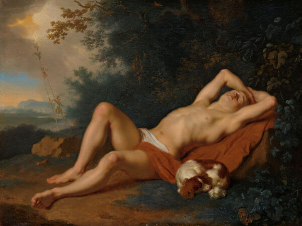 The painting "Jacob's dream" by Dutch painter Ary de Vois