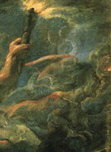 Detail of Pestilence and Famine from Rubens' The Consequences of War