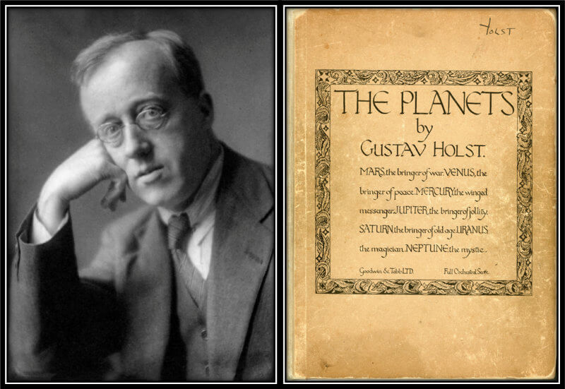 Gustav Holst and the original score of The Planets