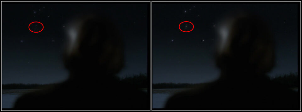 At the end of the movie, the nebula suddenly vanishes, which coincides with the explosion the cosmonaut was involved in