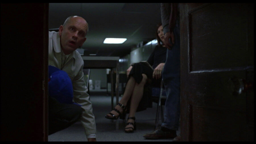 Malkovich finding the portal into his mind