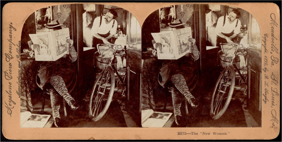 The New Woman Stereograph