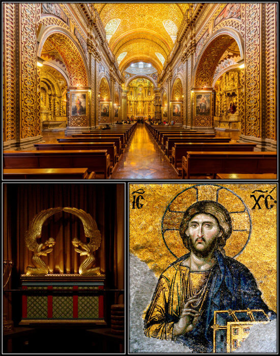 Gold as sacred symbolism